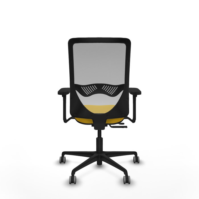 PIQUERAS Y CRESPO Silla de oficina Zulema con Mecanismo Sincro/Traslack Amarillo y Gris PIQUERAS Y CRESPO Silla de oficina Zulema con Mecanismo Sincro/Traslack Amarillo y Gris