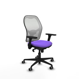 PIQUERAS Y CRESPO Silla de oficina Jorquera con mecanismo Sincro, lila y blanco