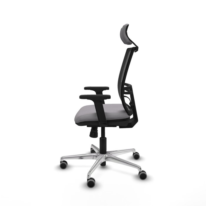 PIQUERAS Y CRESPO Silla de oficina Yunquera Gris y Negro