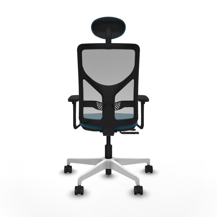 PIQUERAS Y CRESPO Silla de oficina Motilla con mecanismo Sincro/Traslack Verde petróleo y Gris PIQUERAS Y CRESPO Silla de oficina Motilla con mecanismo Sincro/Traslack Verde petróleo y Gris