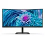 Philips 346E2CUAE/00 Monitor 34" Curvo UltraWide WQHD 3440x1440 VA 100Hz 1ms, USB-C 65W, AMD FreeSync Premium, Altavoces, Ajuste Altura, Negro