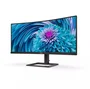 Philips 346E2CUAE/00 Monitor 34" Curvo UltraWide WQHD 3440x1440 VA 100Hz 1ms, USB-C 65W, AMD FreeSync Premium, Altavoces, Ajuste Altura, Negro