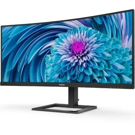 Philips 346E2CUAE/00 Monitor Curvo Profesional Ultrawide de 34" / WQHD 3440x1440 / USB-C con 65W / VA / 100Hz / AMD FreeSync Premium / 1ms MPRT / HDR10 / Negro / Regulable en Altura Philips 346E2CUAE/00 Monitor Curvo Profesional Ultrawide de 34" / WQHD 3440x1440 / USB-C con 65W / VA / 100Hz / AMD FreeSync Premium / 1ms MPRT / HDR10 / Negro / Regulable en Altura