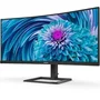Philips 346E2CUAE/00 Monitor Curvo Profesional Ultrawide de 34" / WQHD 3440x1440 / USB-C con 65W / VA / 100Hz / AMD FreeSync Premium / 1ms MPRT / HDR10 / Negro / Regulable en Altura