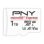 PNY MicroSD Express 1TB MicroSDXC UHS-I Tarjeta de Memoria - 890MB/s Lectura, 850MB/s Escritura