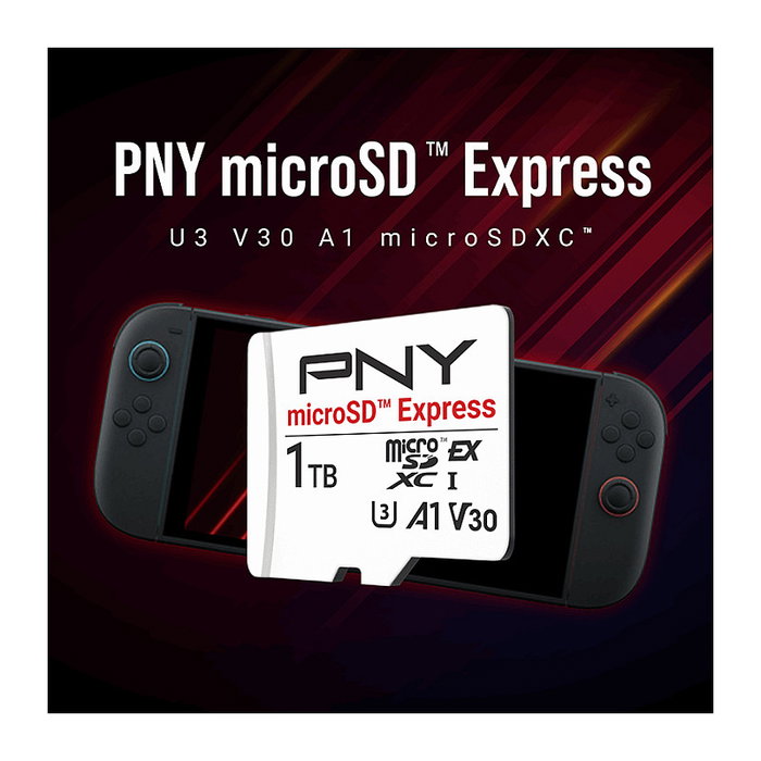 PNY MicroSD Express 1TB MicroSDXC UHS-I Tarjeta de Memoria - 890MB/s Lectura, 850MB/s Escritura