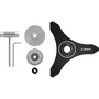 Bosch Professional Cuchilla para desbrozadora de 25 cm con 3 dientes