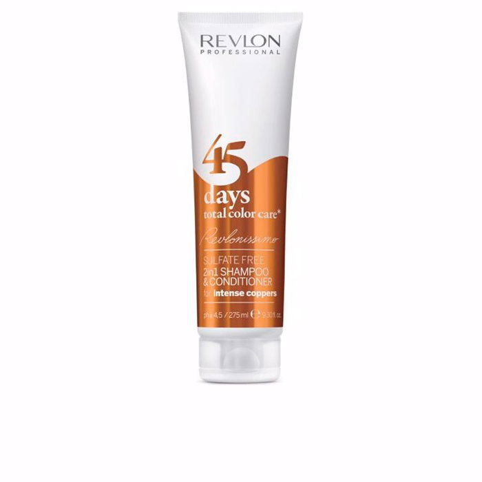 Revlon Revlonissimo 45 Days Champú y acondicionador 2 en 1 para cabellos coloreados 275ml (Reacondicionado)