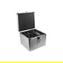 LogiLink UA0193 Maletín Protector para Discos Duros, 10 Unidades, 3.5", ABS Sintético, Color Plata y Negro