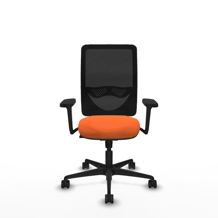 PIQUERAS Y CRESPO Silla de oficina Zulema Naranja y Negro PIQUERAS Y CRESPO Silla de oficina Zulema Naranja y Negro