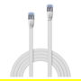LINDY 47544 Patchkabel Cat6A U/FTP Flachband Blanco 5.00m
