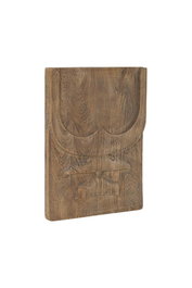 DKD Home Decor Decoración de Pared Naga de Madera Reciclada