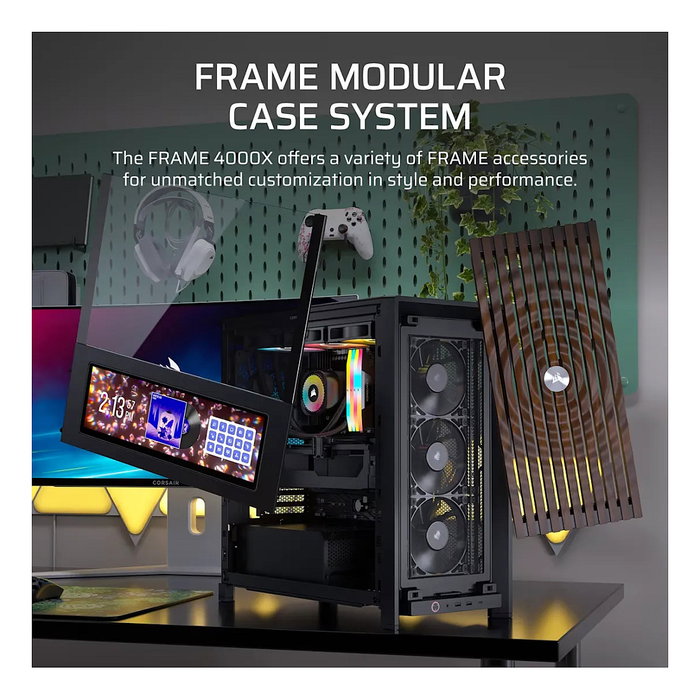 Corsair FRAME 4000X RS Mid-Tower Negro Corsair FRAME 4000X RS Mid-Tower Negro