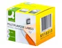 Q-connect KF18543 Etiqueta Adhesiva Compatible Dymo 99019 Tamaño 54x190 mm Caja con 110 Etiquetas