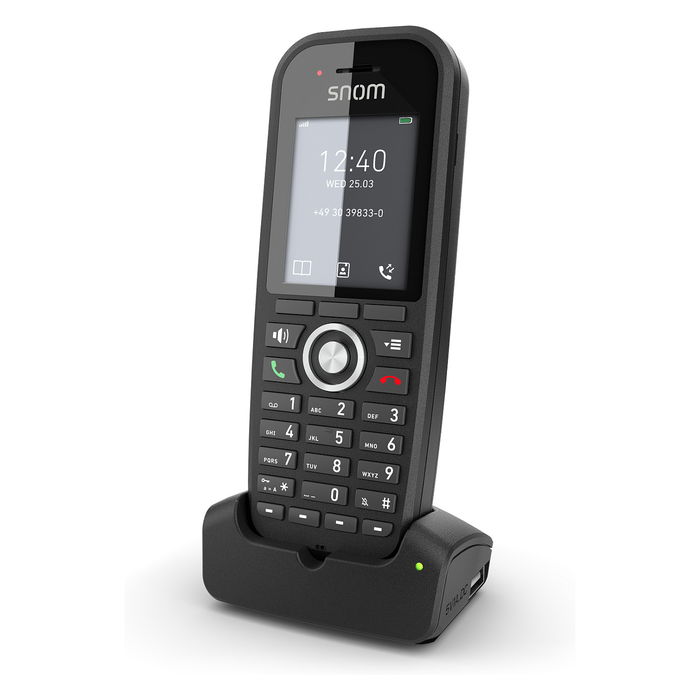 Snom M30 Teléfono DECT Terminal Inalámbrico Altavoz Negro