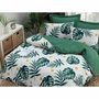 Juego de cama Verde con funda nórdica de 220x240 cm y 2 fundas de almohada de 60x60 cm