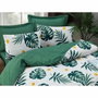Juego de cama Verde con funda nórdica de 220x240 cm y 2 fundas de almohada de 60x60 cm