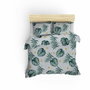 Juego de cama Verde con funda nórdica de 220x240 cm y 2 fundas de almohada de 60x60 cm