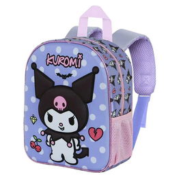 Karactermania Kuromi Mochila 3D Elite Rebel Malva Poliéster 30x25x10cm