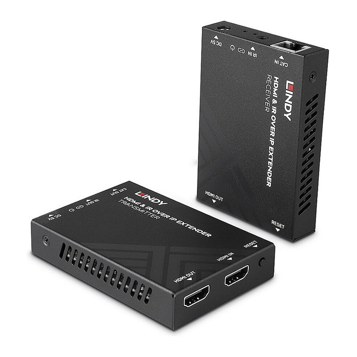 Lindy HDMI and IR over IP Extender 38398 Negro