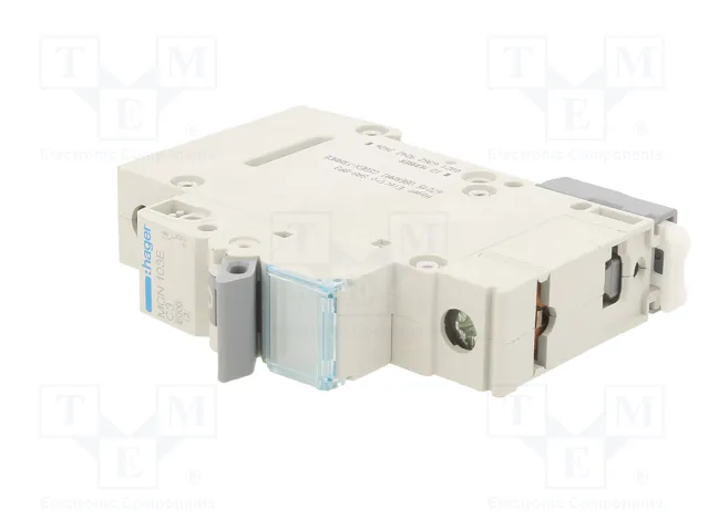 HAGER MCN103E Interruptor magnetotérmico 3A 1 polo 6kA