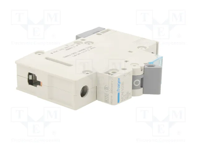HAGER MCN103E Interruptor magnetotérmico 3A 1 polo 6kA