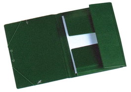 Carpeta De Gomas Y Solapas Iberplas Pvc Fº Prolong. Verde