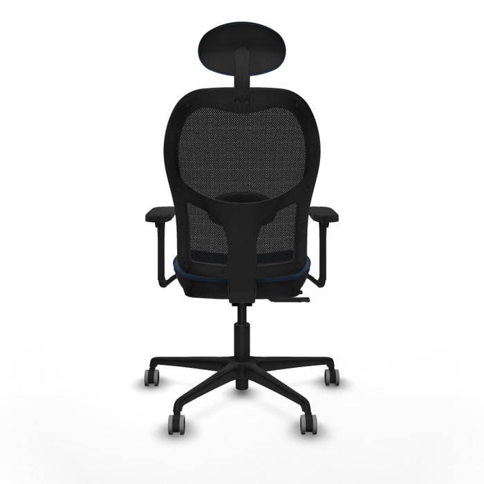 PIQUERAS Y CRESPO Silla de oficina Jorquera con mecanismo Sincro/Traslack, Azul marino y Negro PIQUERAS Y CRESPO Silla de oficina Jorquera con mecanismo Sincro/Traslack, Azul marino y Negro
