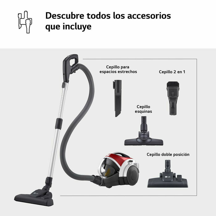 LG VC5506NHTB Aspirador de Trineo 650W