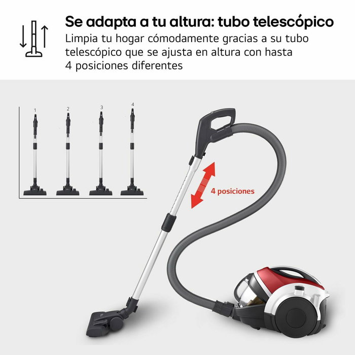 LG VC5506NHTB Aspirador de Trineo 650W