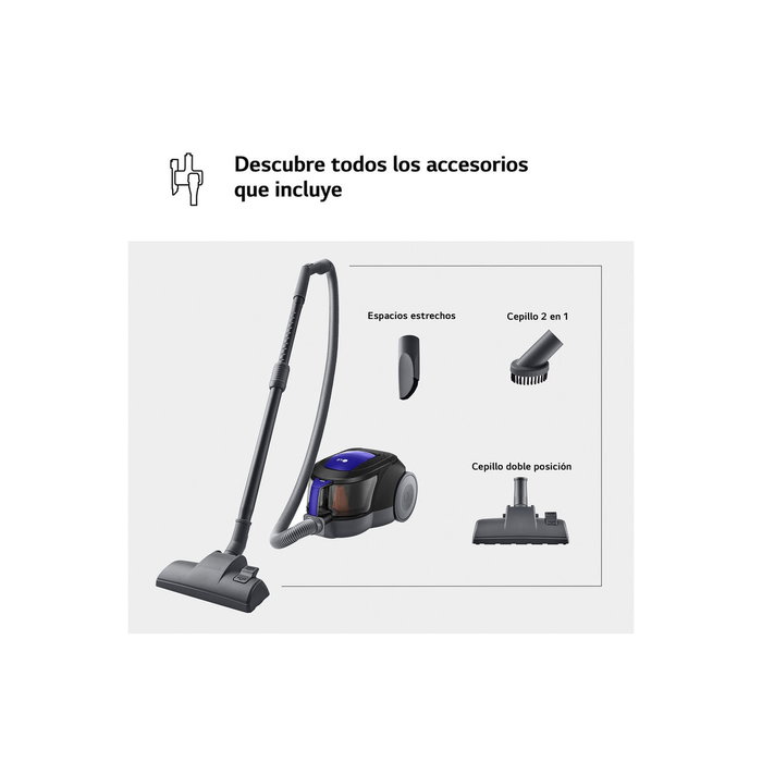 LG VC5506NHTB Aspirador de Trineo 650W