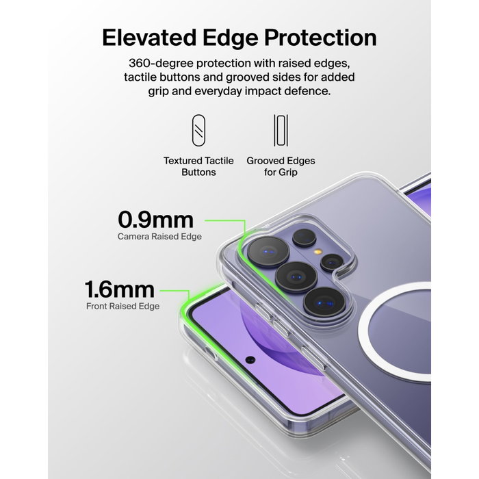 Belkin SheerForce Protect S26 Ul Cover Transparente para Samsung Galaxy S26 Ultra