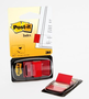 Post-it Banderitas separadoras 680-1 rojo con dispensador