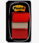 Post-it Banderitas separadoras 680-1 rojo con dispensador