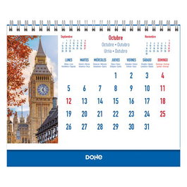 Dohe Calendario de Sobremesa 2026 Imágenes de Ciudades