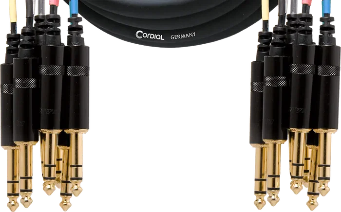 Cordial Multipar 8 Jack Estéreo / 8 Jack Estéreo 3 M Cordial