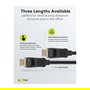 Goobay Cable DisplayPort 1.4 1m Negro 74777 Certificado VESA 32.4 Gbit/s 8K 7680x4320 240Hz HDR, DSC, G-Sync, FreeSync, Audio HD, Macho-Macho