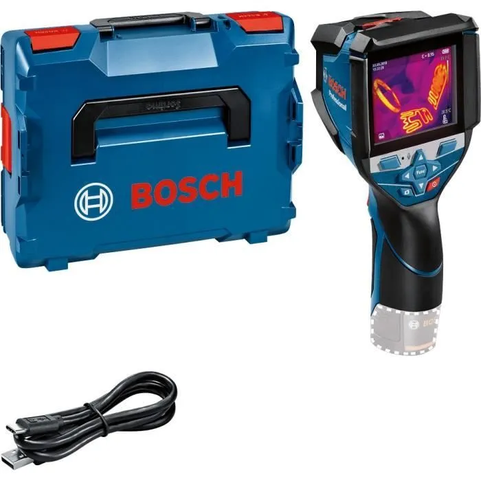 Bosch Professional Cámara Térmica GTC 600 C sin Batería, L-Boxx, USB-C, 0601083508 Bosch Professional Cámara Térmica GTC 600 C sin Batería, L-Boxx, USB-C, 0601083508