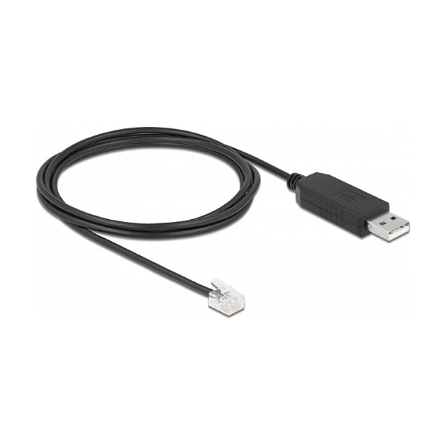DeLOCK 66736 Cable Adaptador USB Tipo-A a Serie RS-232 RJ12 con protección ESD, 2 m DeLOCK 66736 Cable Adaptador USB Tipo-A a Serie RS-232 RJ12 con protección ESD, 2 m