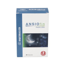 INTERNATURE Ansiofin 30 cápsulas - Suplemento para estrés con pasiflora, magnesio y vitamina B6, 30 unidades
