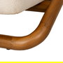 Sillón Natural Tejido-Madera Salón 75 X 85 X 79 cm