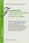 COMARES, Formularios y práctica jurídica comentada sobre juicios civiles especiales por su objeto, Carlos Mauro Peña Bernaldo de Quirós - COMARES