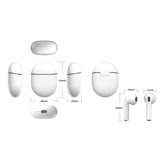 Auriculares Inalámbricos con Estuche de Carga Daewoo