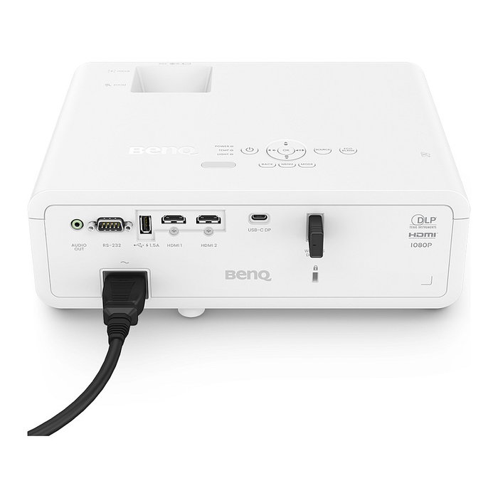 BenQ LH650 Proyector Láser Full HD 1080p con 4000 Lúmenes ANSI, Relación de Contraste 3.000.000:1, HDR10, Zoom, Altavoz 10W, 2x HDMI 2.0, Blanco/Negro