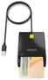 Aisens Lector de Tarjeta Inteligente DNI ASCR-SN06-BK Negro