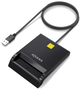 Aisens Lector de Tarjeta Inteligente DNI ASCR-SN06-BK Negro