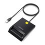 Aisens Lector de Tarjeta Inteligente DNI ASCR-SN06-BK Negro