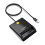 Aisens Lector de Tarjeta Inteligente DNI ASCR-SN06-BK Negro