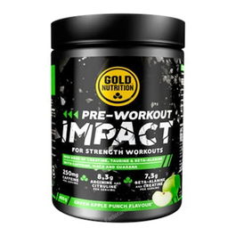 GOLD NUTRITION Pre-Workout Impact Manzana Verde 400Gr