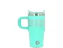 Antartik Taza térmica Pulse con asa y pajita, 570 ml, azul celeste